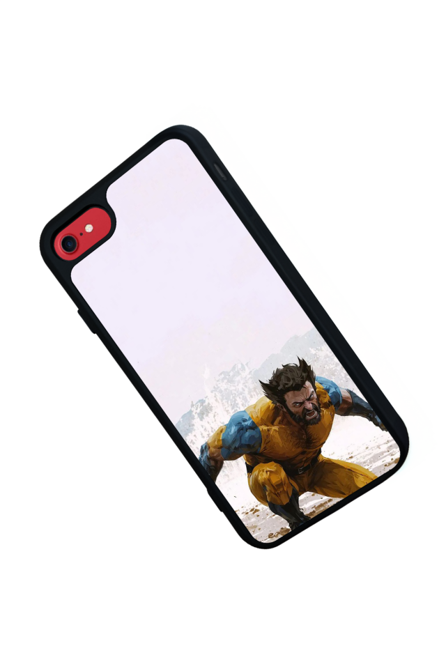 iPhone 7 Uyumlu Wolverine Tasarımlı Glossy Premium Kılıf