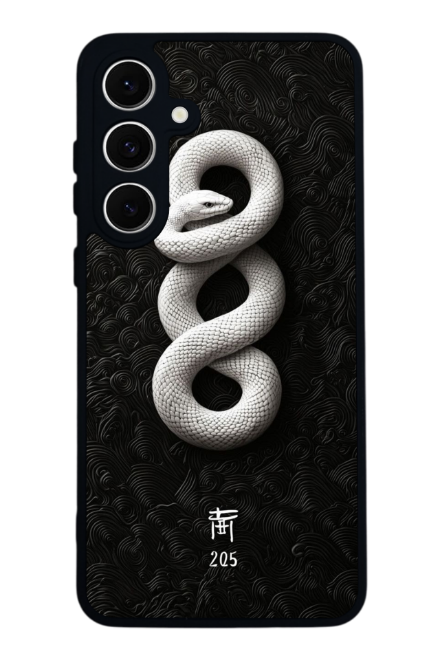 Samsung Galaxy A16 Uyumlu Yılan Tasarımlı Glossy Premium Kılıf