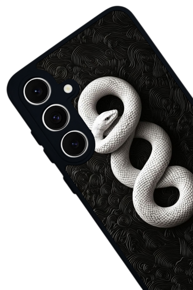 Samsung Galaxy A16 Uyumlu Yılan Tasarımlı Glossy Premium Kılıf