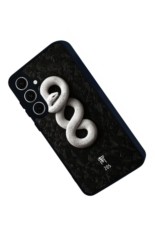 Samsung Galaxy A16 Uyumlu Yılan Tasarımlı Glossy Premium Kılıf