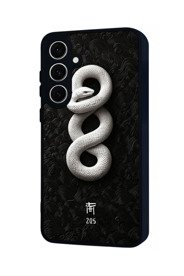 Samsung Galaxy A16 Uyumlu Yılan Tasarımlı Glossy Premium Kılıf