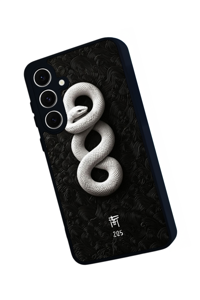 Samsung Galaxy A16 Uyumlu Yılan Tasarımlı Glossy Premium Kılıf