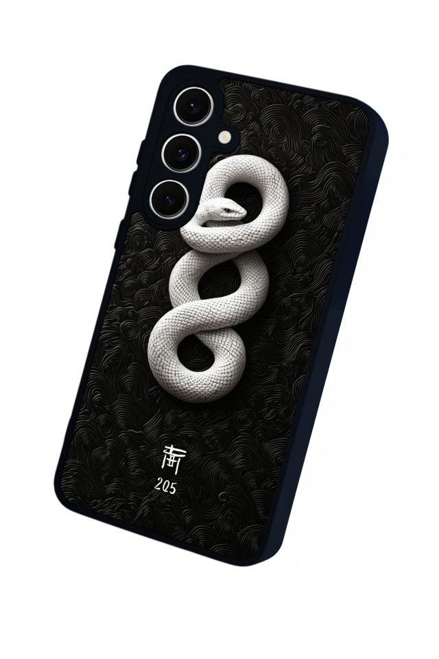 Samsung Galaxy A16 Uyumlu Yılan Tasarımlı Glossy Premium Kılıf