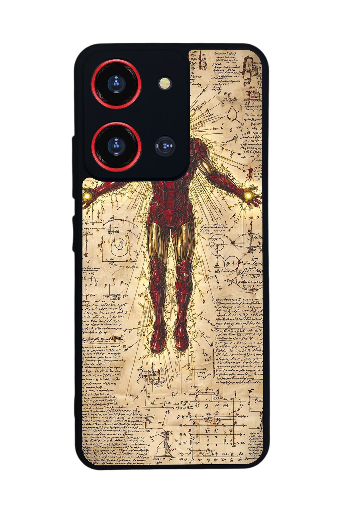 Reeder S19 Max Pro S 108MP Uyumlu Iron Man ( Demir Adam ) Tasarımlı Glossy Premium Kılıf