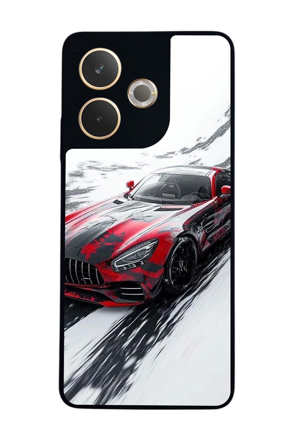 Oppo A5 Pro Uyumlu Mercedes Tasarımlı Glossy Premium Kılıf