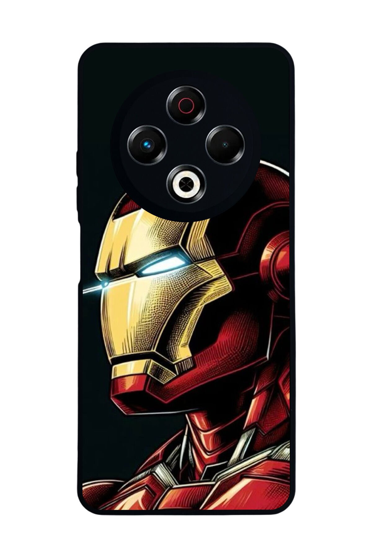 Tecno Spark 30 Uyumlu Iron Man ( Demir Adam ) Tasarımlı Glossy Premium Kılıf