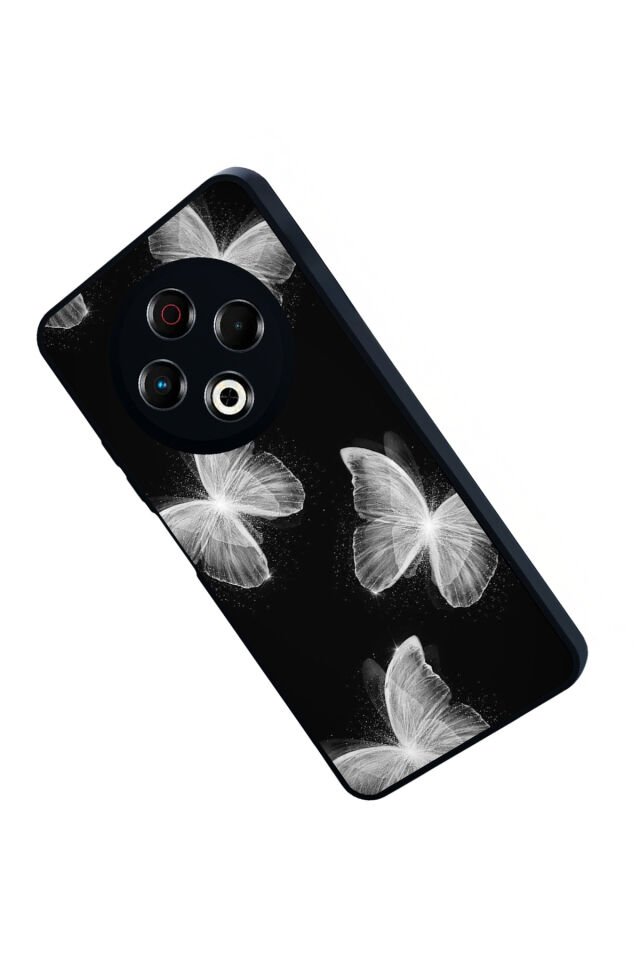 Tecno Spark 30 Uyumlu Kelebek Tasarımlı Glossy Premium Kılıf