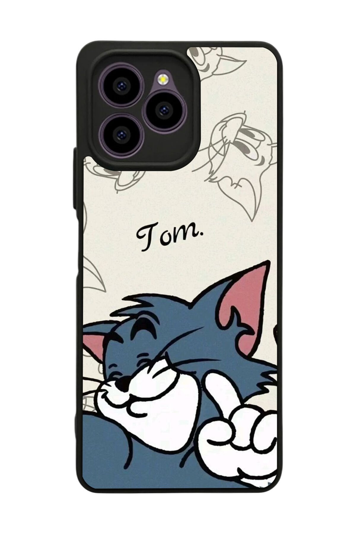 Omix X6 Uyumlu Tom And Jerry Tasarımlı Glossy Premium Kılıf