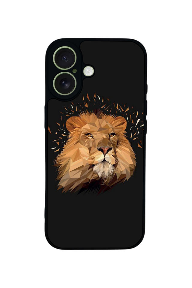 iPhone 17 Uyumlu Aslan Tasarımlı Glossy Premium Kılıf