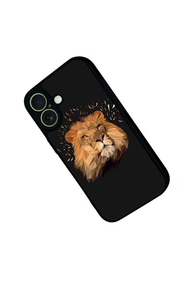 iPhone 17 Uyumlu Aslan Tasarımlı Glossy Premium Kılıf