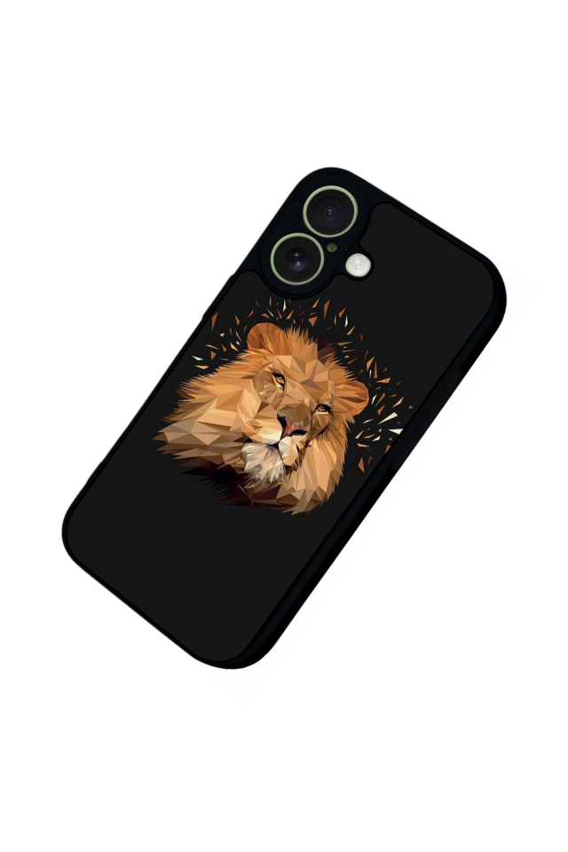 iPhone 17 Uyumlu Aslan Tasarımlı Glossy Premium Kılıf
