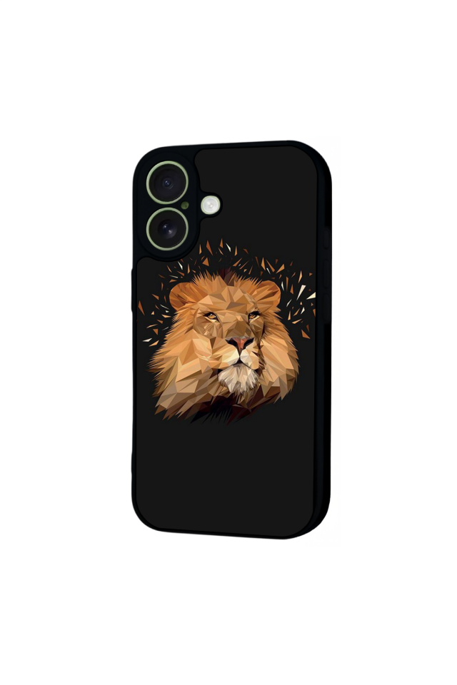 iPhone 17 Uyumlu Aslan Tasarımlı Glossy Premium Kılıf