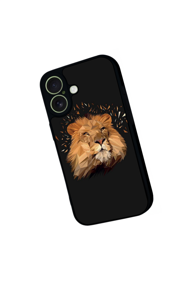 iPhone 17 Uyumlu Aslan Tasarımlı Glossy Premium Kılıf