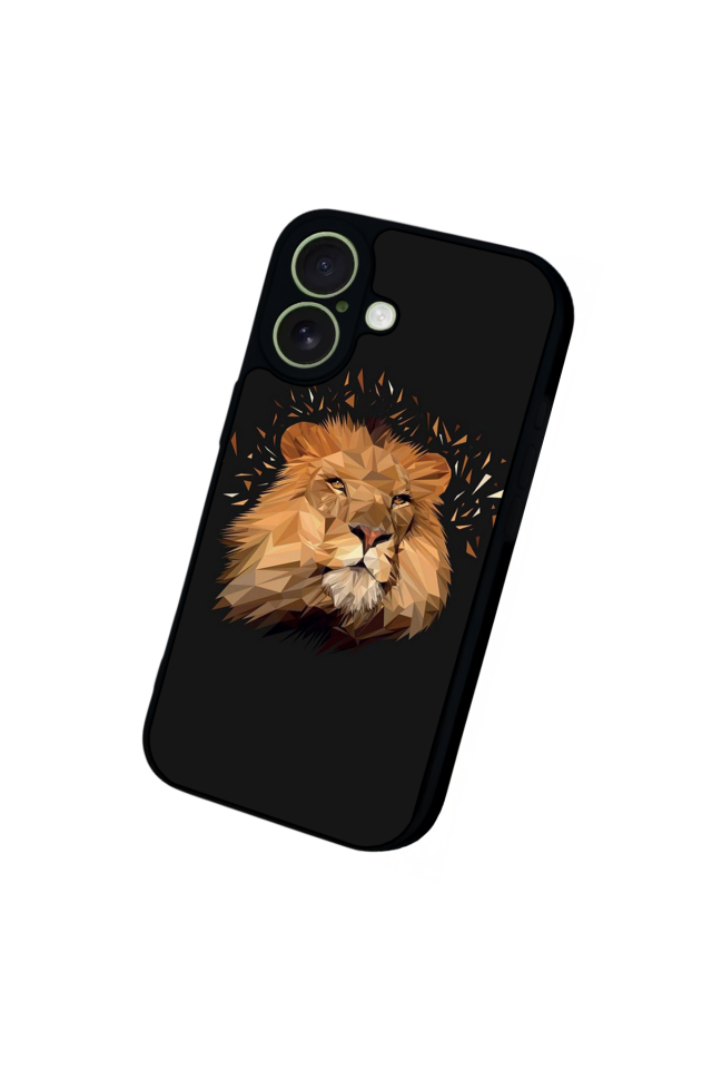 iPhone 17 Uyumlu Aslan Tasarımlı Glossy Premium Kılıf