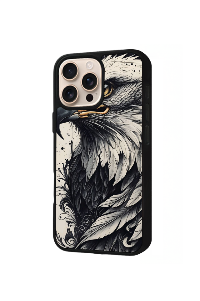 iPhone 16 Pro Uyumlu Besiktas Tasarımlı Glossy Premium Kılıf