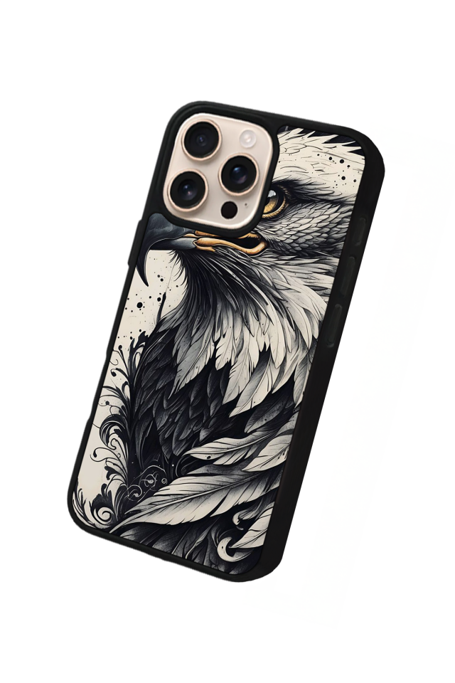 iPhone 16 Pro Uyumlu Besiktas Tasarımlı Glossy Premium Kılıf