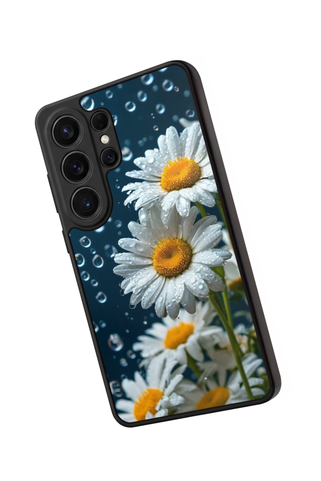 Samsung Galaxy S26 Ultra Uyumlu Cicek Tasarımlı Glossy Premium Kılıf