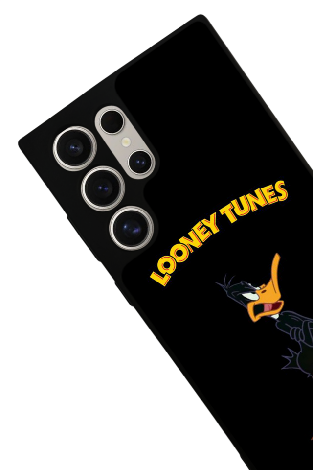Samsung Galaxy S23 Ultra Uyumlu Daffy duck Tasarımlı Glossy Premium Kılıf
