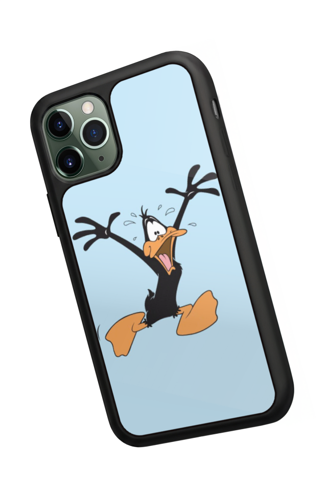 iPhone 11 Pro Uyumlu Daffy duck Tasarımlı Glossy Premium Kılıf