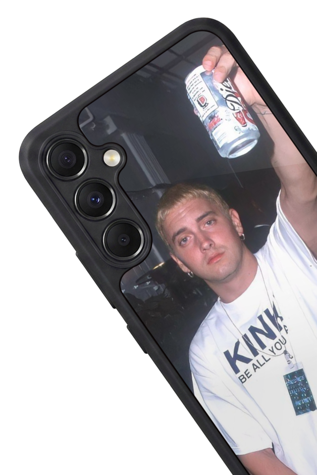 Samsung Galaxy A34 Uyumlu Eminem Tasarımlı Glossy Premium Kılıf