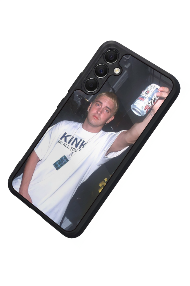 Samsung Galaxy A34 Uyumlu Eminem Tasarımlı Glossy Premium Kılıf