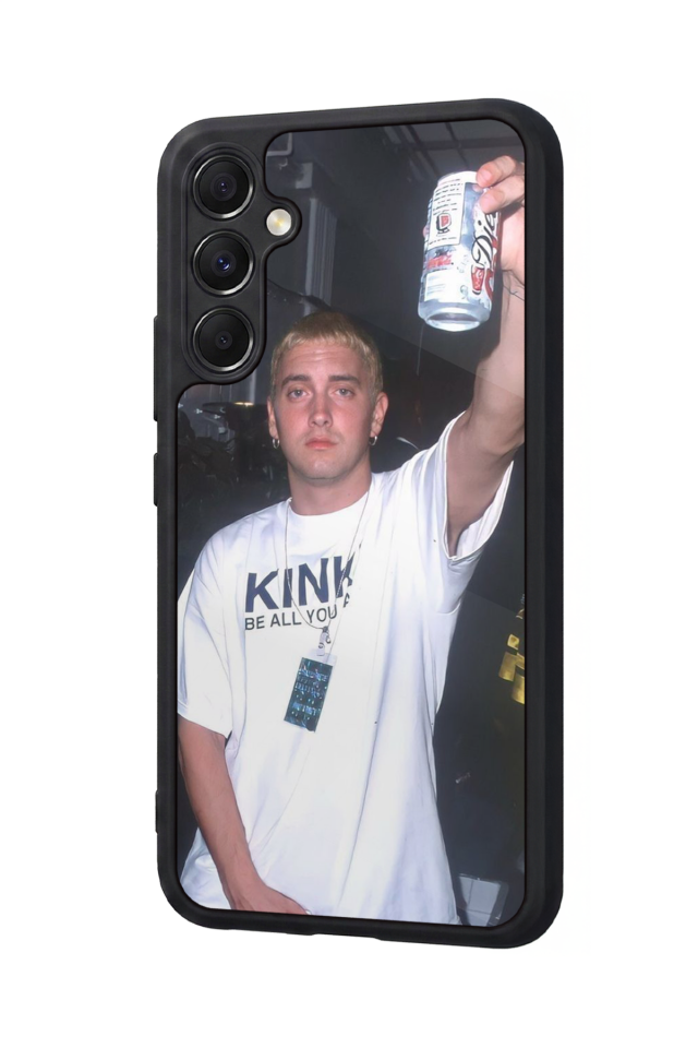 Samsung Galaxy A34 Uyumlu Eminem Tasarımlı Glossy Premium Kılıf