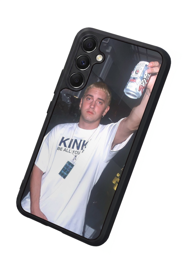 Samsung Galaxy A34 Uyumlu Eminem Tasarımlı Glossy Premium Kılıf