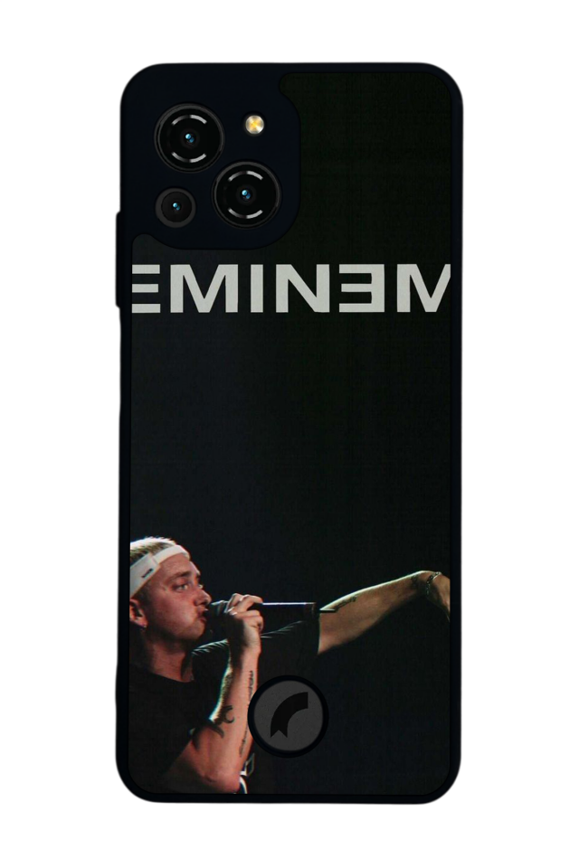 Reeder S23 Pro Max Uyumlu Eminem Tasarımlı Glossy Premium Kılıf