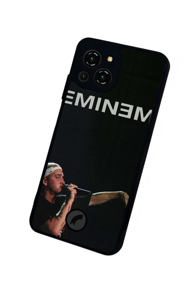 Reeder S23 Pro Max Uyumlu Eminem Tasarımlı Glossy Premium Kılıf