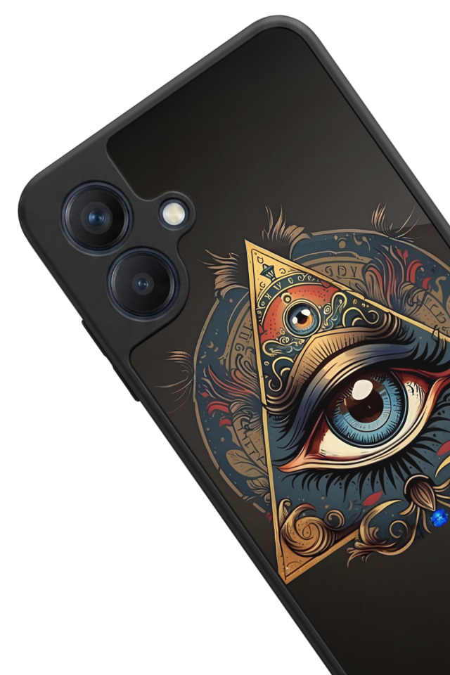 Samsung Galaxy A07 Uyumlu Göz Tasarımlı Glossy Premium Kılıf