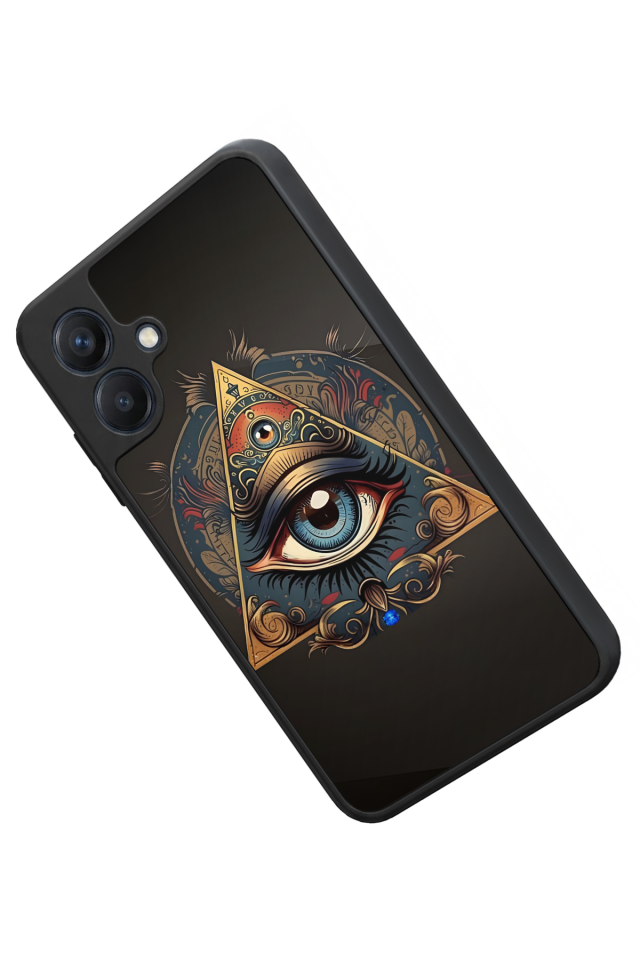 Samsung Galaxy A07 Uyumlu Göz Tasarımlı Glossy Premium Kılıf