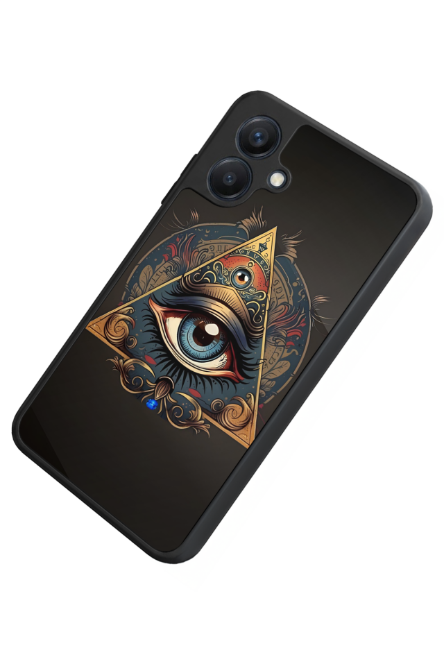 Samsung Galaxy A07 Uyumlu Göz Tasarımlı Glossy Premium Kılıf