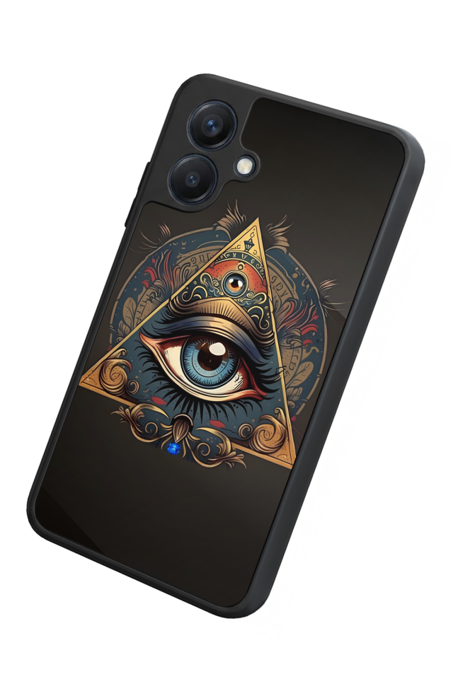 Samsung Galaxy A07 Uyumlu Göz Tasarımlı Glossy Premium Kılıf