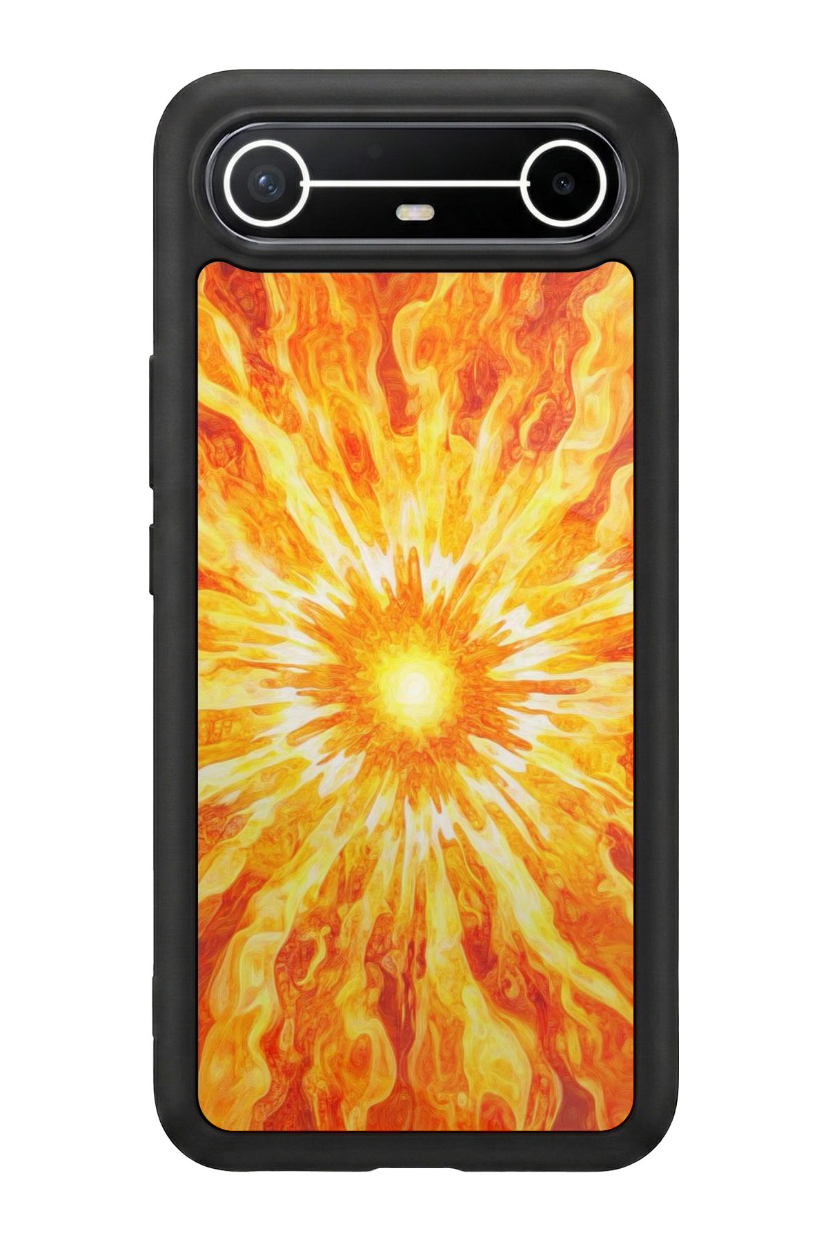 Tecno Spark Slim 5G Uyumlu Güneş Tasarımlı Glossy Premium Kılıf