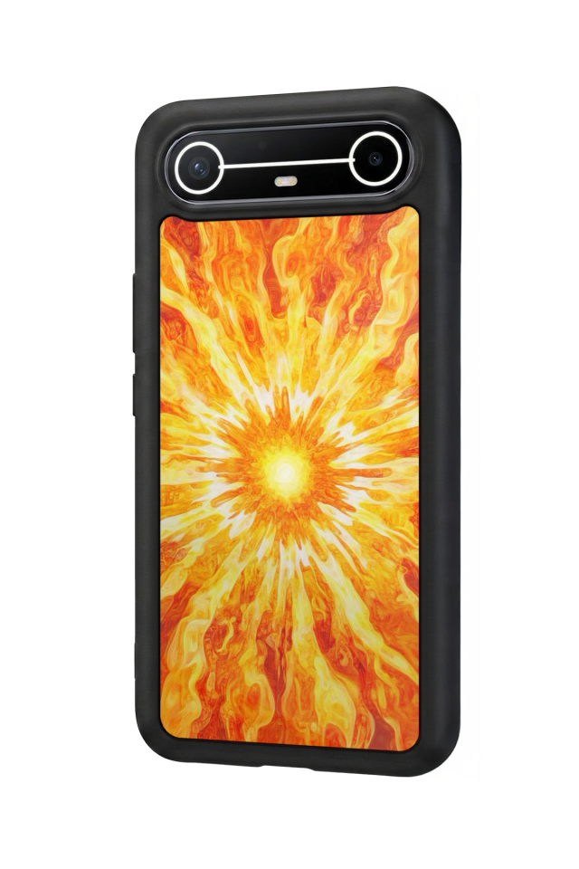 Tecno Spark Slim 5G Uyumlu Güneş Tasarımlı Glossy Premium Kılıf