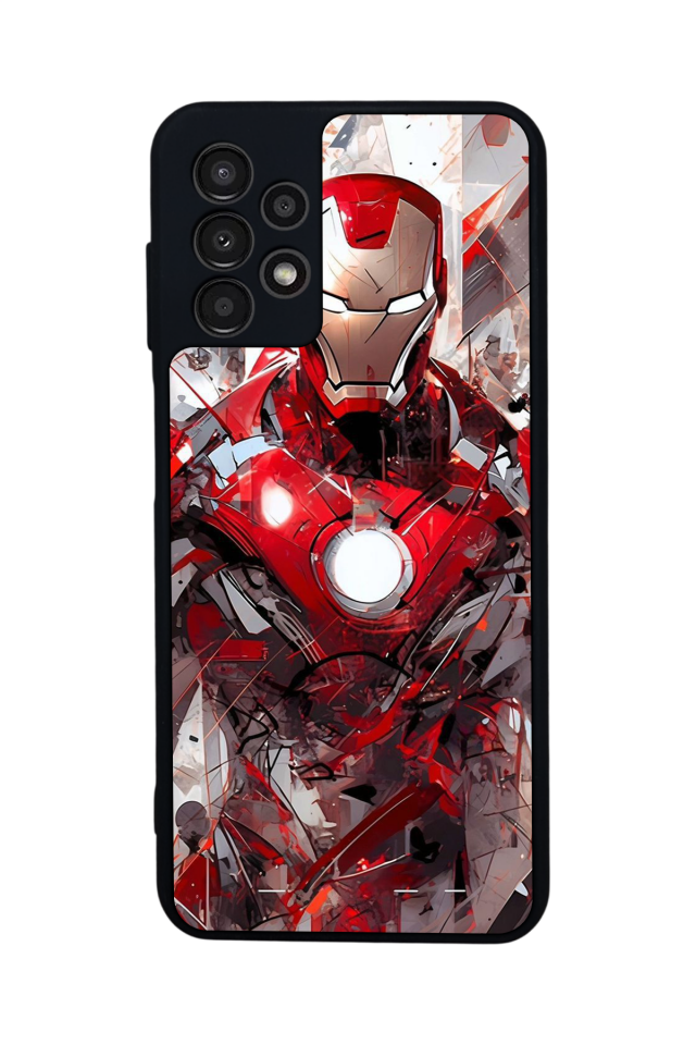 Samsung Galaxy A23 Uyumlu Iron Man ( Demir Adam ) Tasarımlı Glossy Premium Kılıf