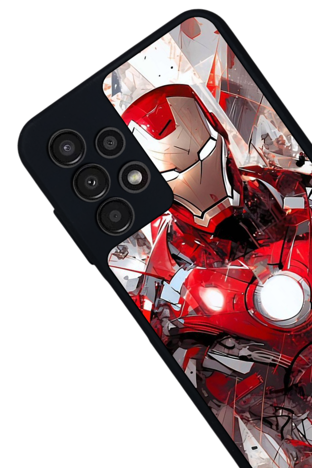 Samsung Galaxy A23 Uyumlu Iron Man ( Demir Adam ) Tasarımlı Glossy Premium Kılıf
