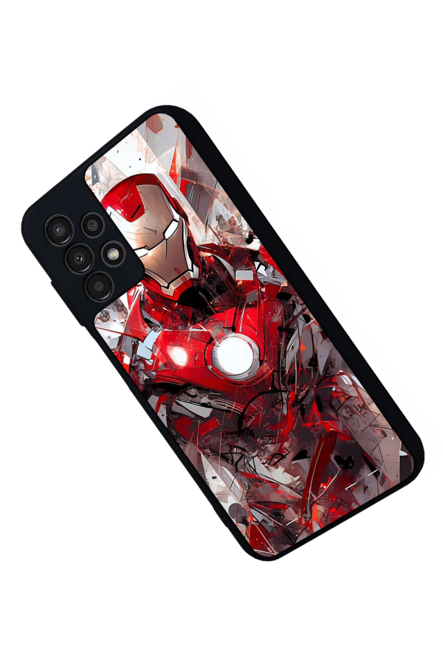 Samsung Galaxy A23 Uyumlu Iron Man ( Demir Adam ) Tasarımlı Glossy Premium Kılıf