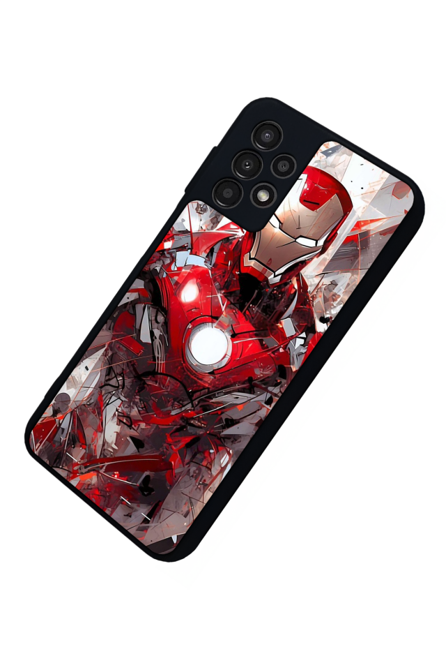 Samsung Galaxy A23 Uyumlu Iron Man ( Demir Adam ) Tasarımlı Glossy Premium Kılıf
