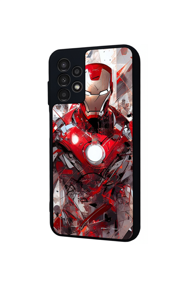 Samsung Galaxy A23 Uyumlu Iron Man ( Demir Adam ) Tasarımlı Glossy Premium Kılıf