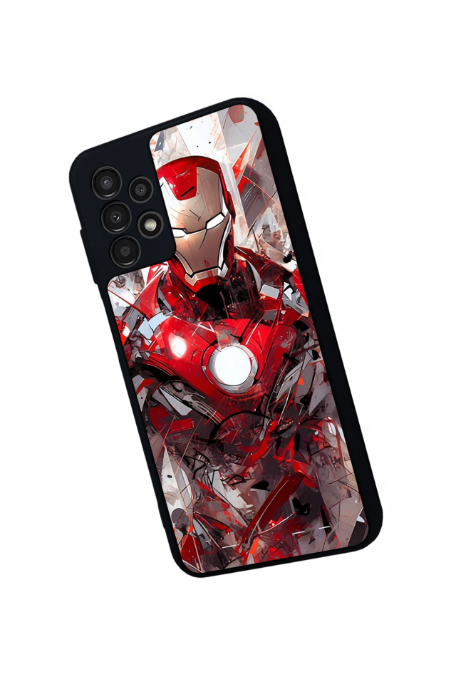 Samsung Galaxy A23 Uyumlu Iron Man ( Demir Adam ) Tasarımlı Glossy Premium Kılıf