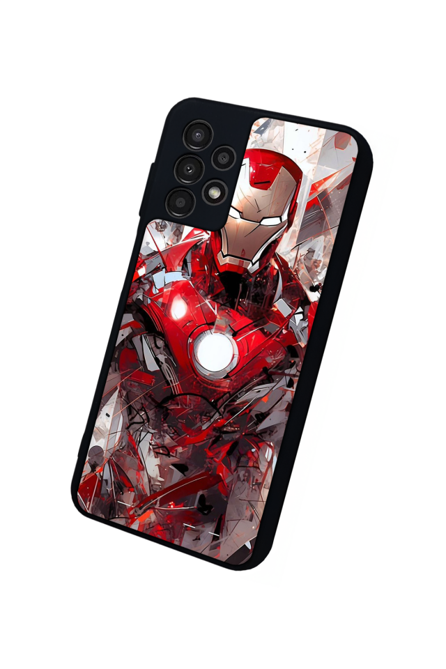Samsung Galaxy A23 Uyumlu Iron Man ( Demir Adam ) Tasarımlı Glossy Premium Kılıf