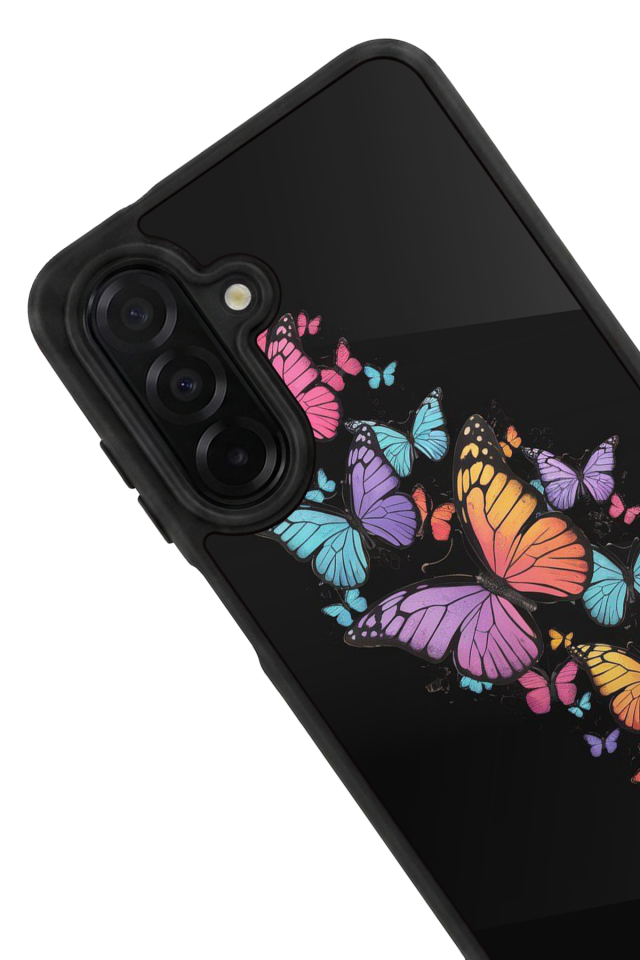 Samsung Galaxy A36 Uyumlu Kelebek Tasarımlı Glossy Premium Kılıf