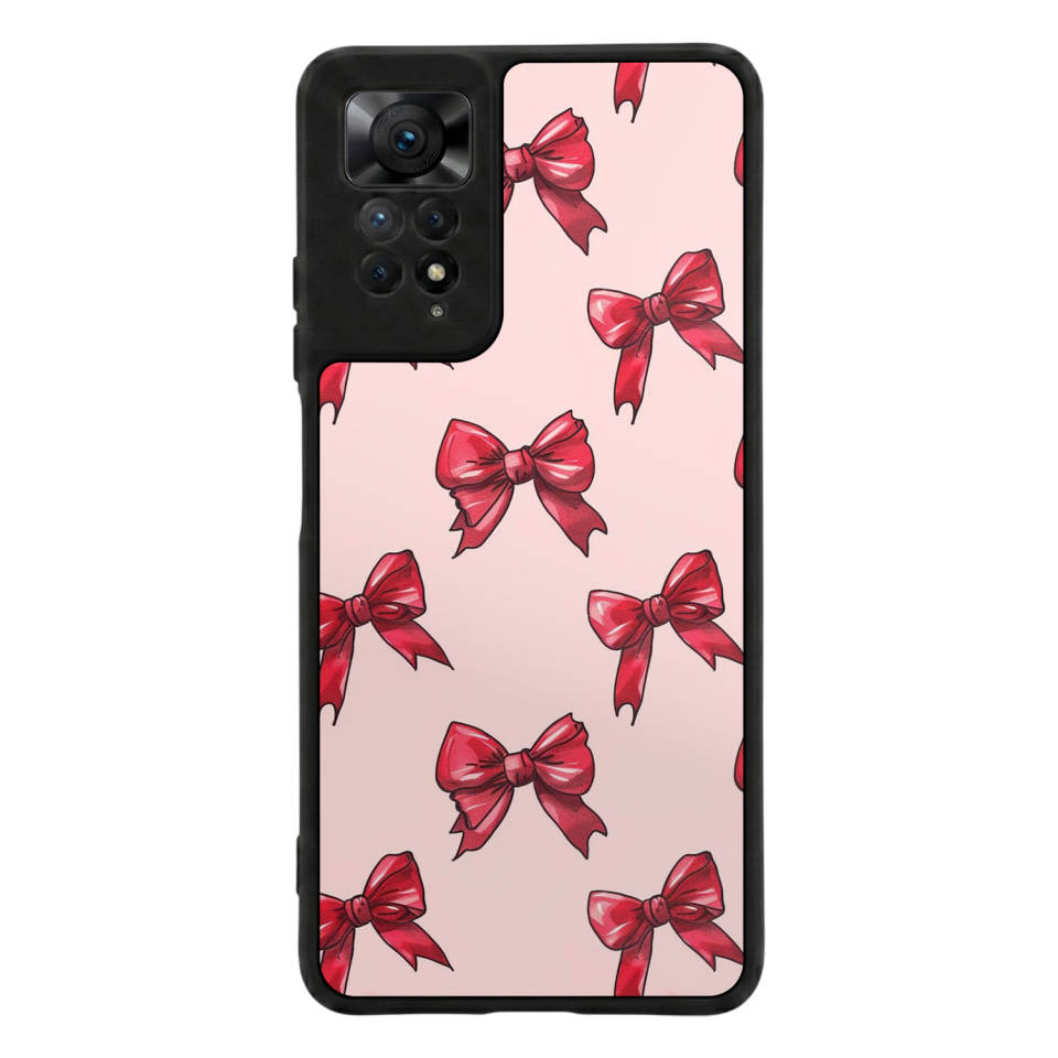 Xiaomi Redmi Note 12 Pro Uyumlu Kurdele Tasarımlı Glossy Premium Kılıf