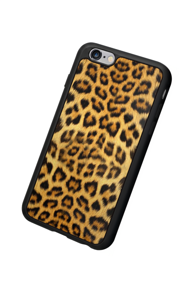 iPhone 6s Plus Uyumlu Leopar Tasarımlı Glossy Premium Kılıf