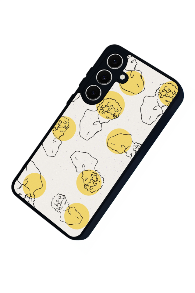 Samsung Galaxy S24 FE Uyumlu Line Art Tasarımlı Glossy Premium Kılıf