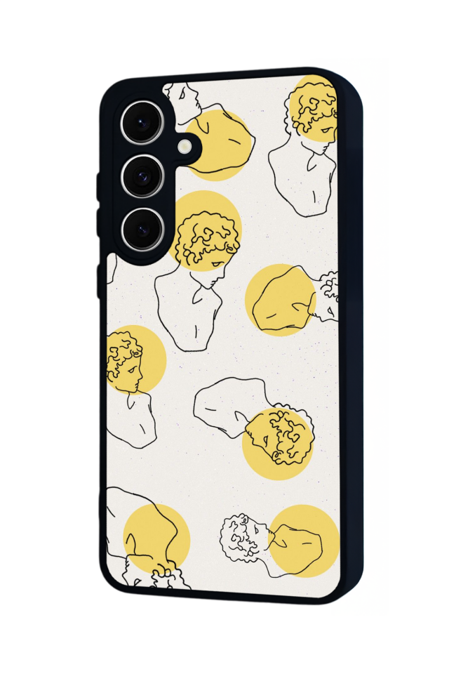 Samsung Galaxy S24 FE Uyumlu Line Art Tasarımlı Glossy Premium Kılıf