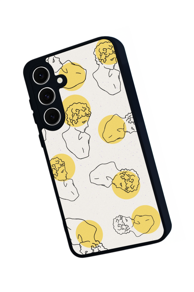Samsung Galaxy S24 FE Uyumlu Line Art Tasarımlı Glossy Premium Kılıf