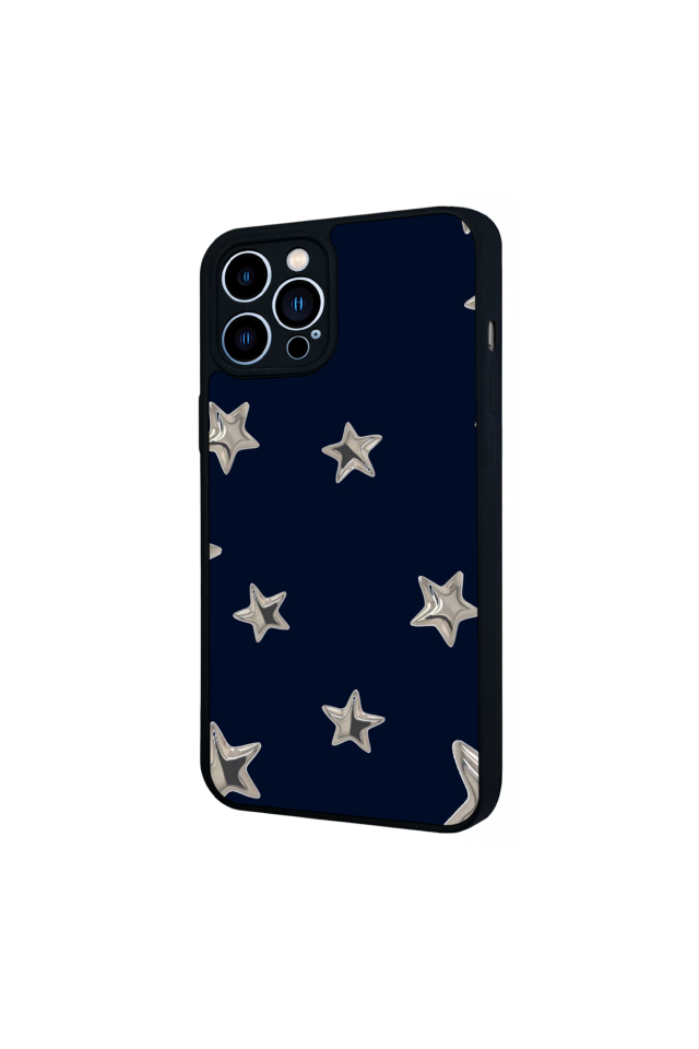 iPhone 13 Pro Max Uyumlu Retro Yildizlar Tasarımlı Glossy Premium Kılıf