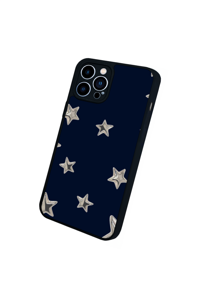 iPhone 13 Pro Max Uyumlu Retro Yildizlar Tasarımlı Glossy Premium Kılıf